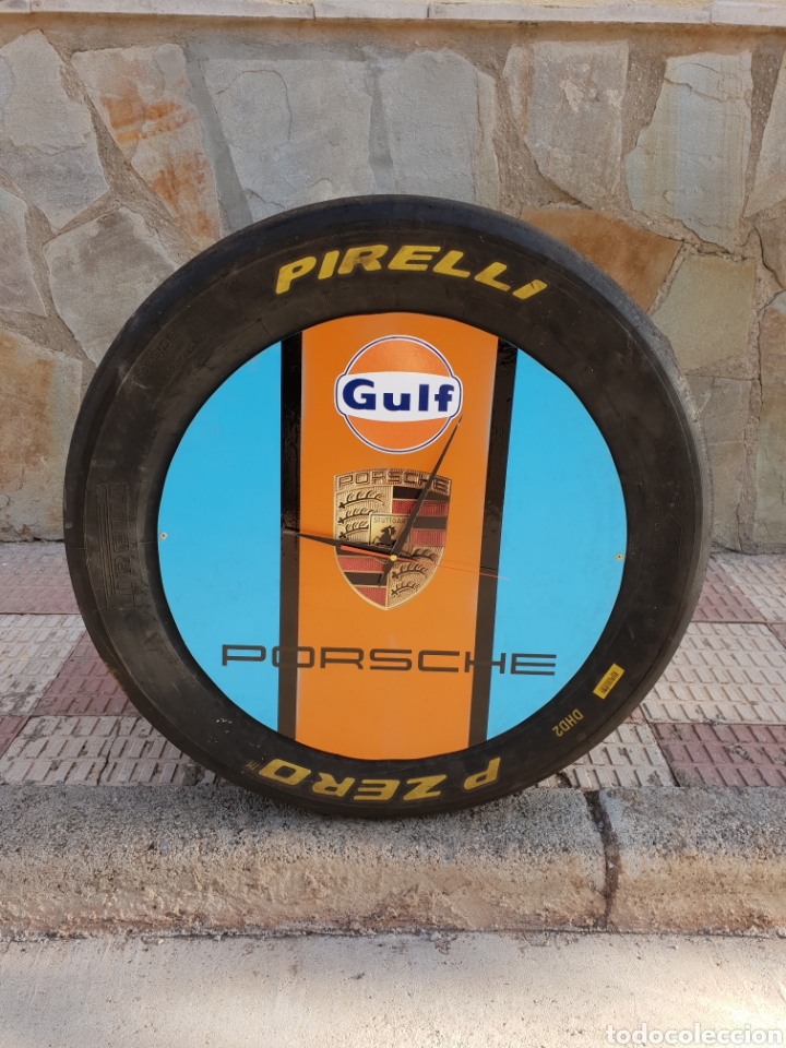 Carteles: RELOJ NEUMATICO PORSCHE GULF - Foto 1