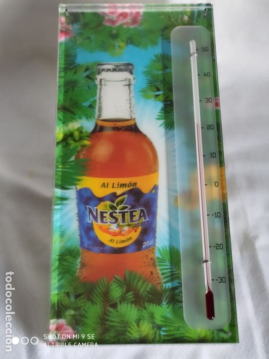 Carteles: METACRILATO CON TERMOMETRO NESTEA - Foto 2