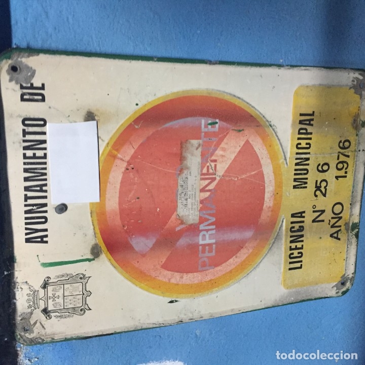 Carteles: placas vado de ayuntamiento - Foto 1