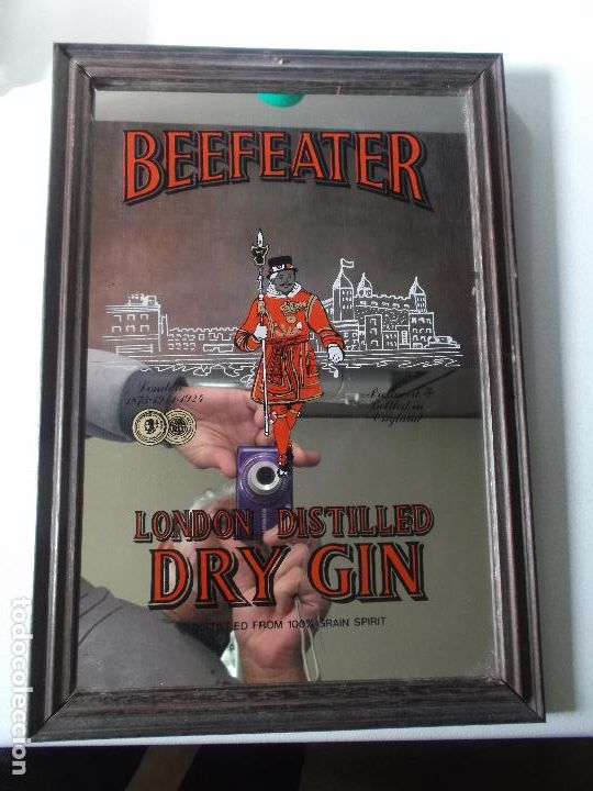 Carteles: BEEFEATER espejo de cristal - Foto 1