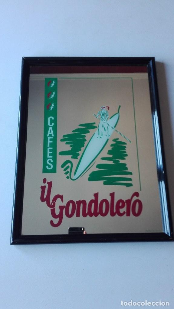 Carteles: CUADRO ESPEJO CAFES IL GONDOLERO - Foto 1