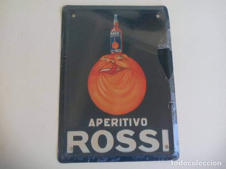 Posters: APERITIVO ROSSI. MALAGA. CARTEL DE CHAPA PUBLICITARIA, COLECCI&Oacute;N LOS ANUNCIOS DE TU VIDA