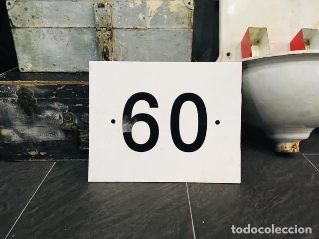 Affiches: SE&Ntilde;AL MET&Aacute;LICA DE LIMITACI&Oacute;N DE VELOCIDAD LETRERO DE ALUMINIO 60 CARTEL TR&Aacute;FICO CARRETERA O CAMI&Oacute;N