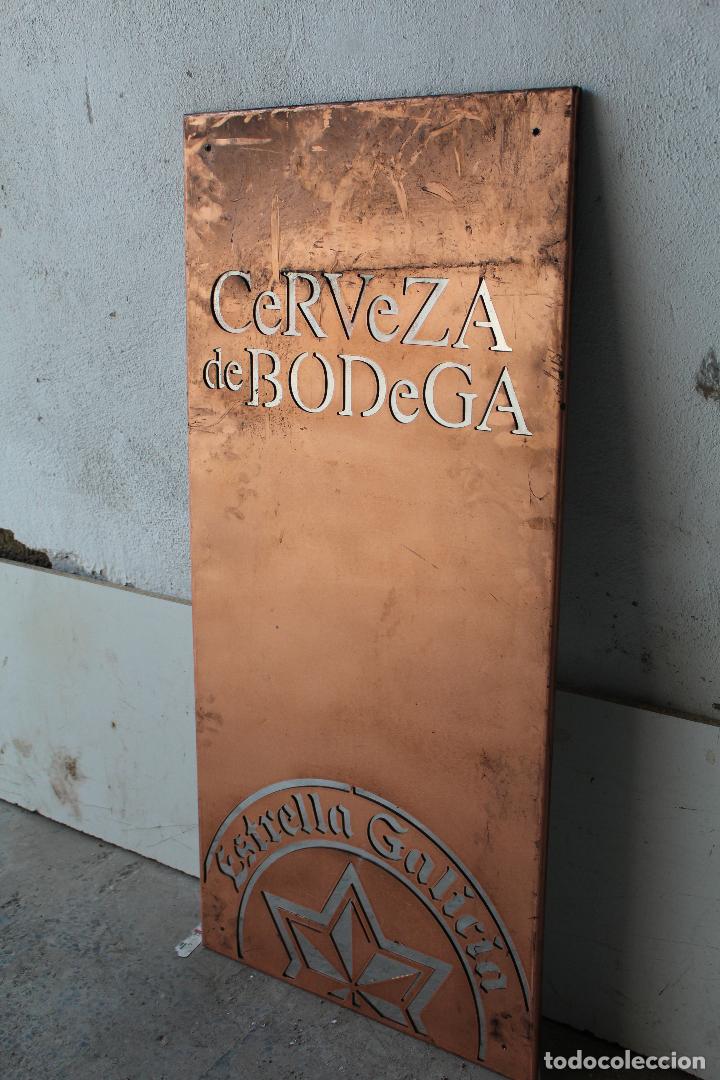 Posters: cartel publicidad cerveza de bodega estrella de galicia