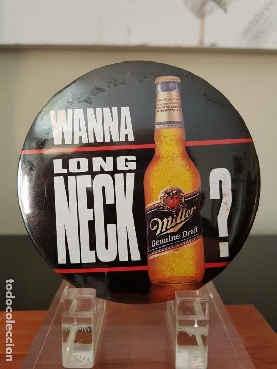 Carteles: INSIGNIA BOT&Oacute;N CERVEZA MILLER - Foto 1