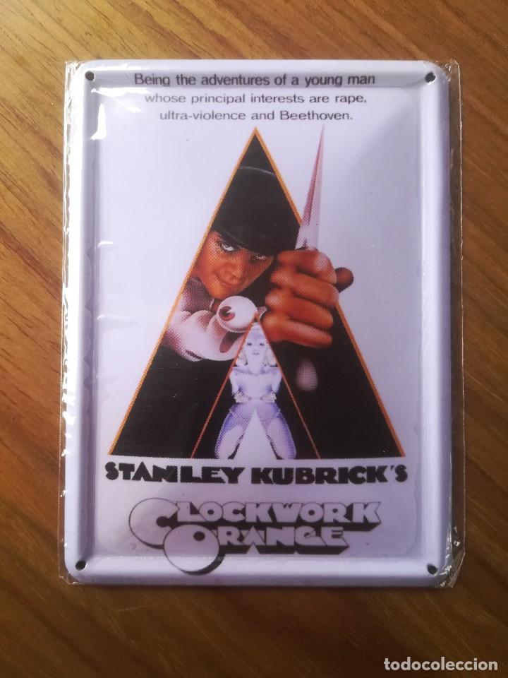 Carteles: PLACA LA NARANJA MECANICA CLOCKWORK ORANGE - Foto 1