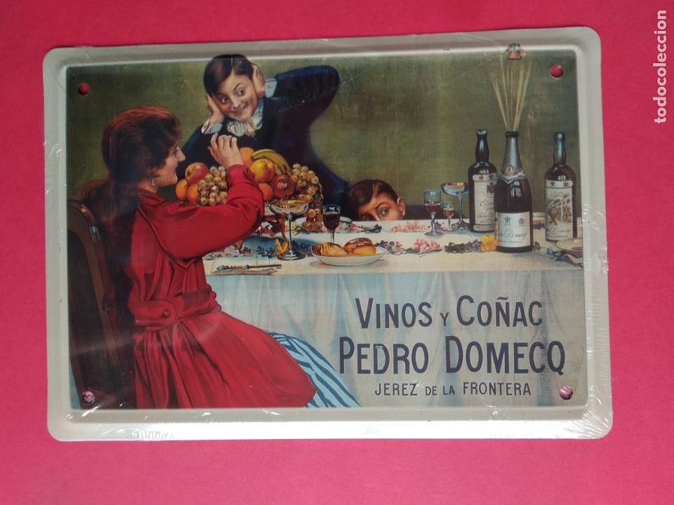 Affiches: CHAPA METALICA LA OPINION DE MALAGA LOS ANUNCIOS DE TU VIDA PRECINTADA , VINOS Y CO&Ntilde;AC PEDRO DOMECQ