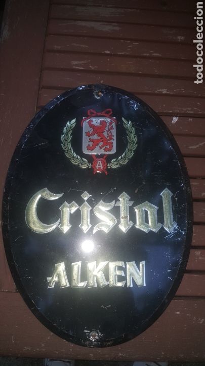 Posters: chapa publicidad CRISTAL ALKEN