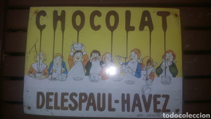 Carteles: chapa publicidad CHOCOLAT - Foto 1