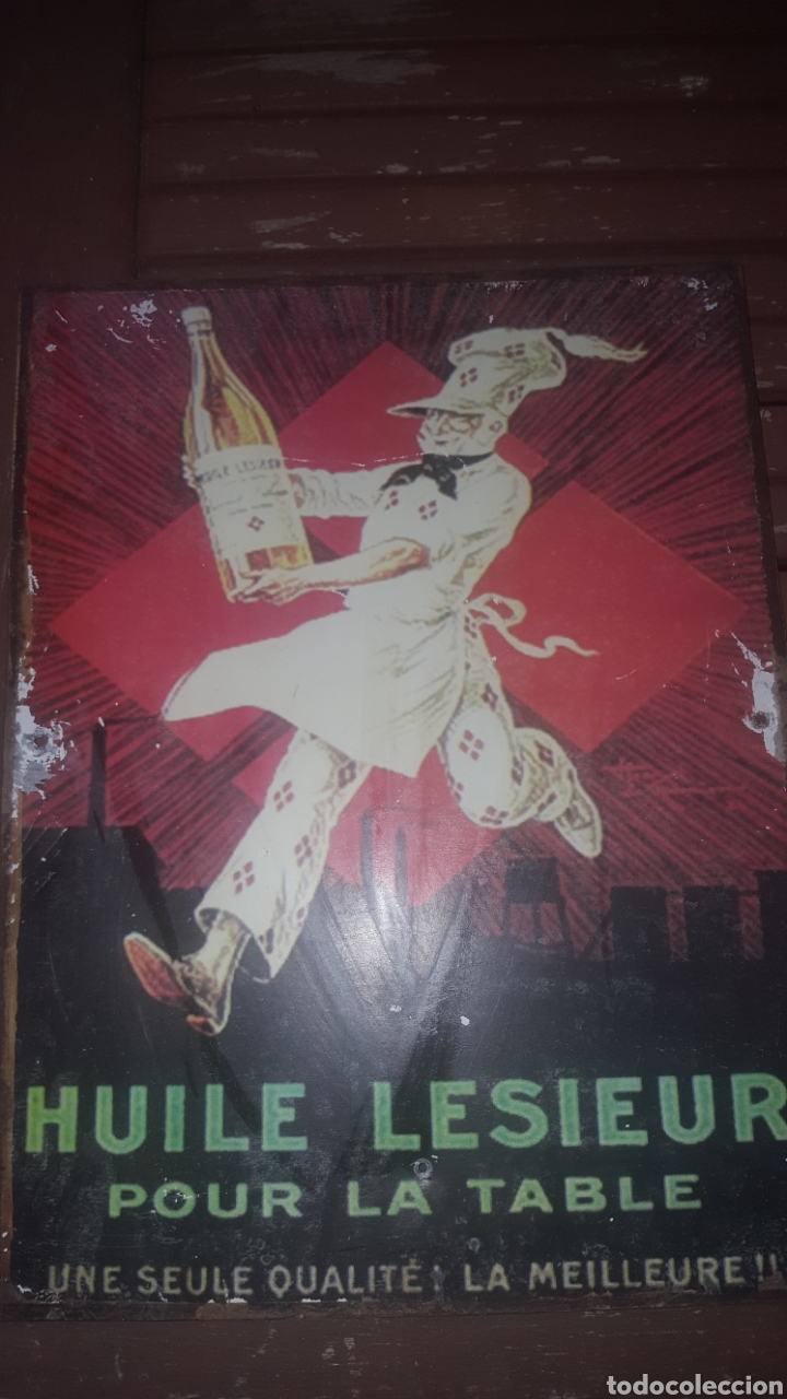 Affiches: chapa publicidad huile lesieur