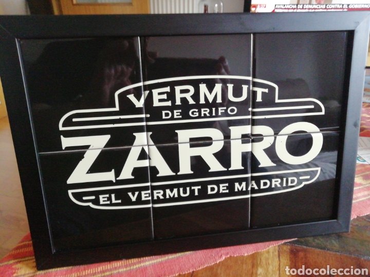 Carteles: Cuadro de azulejos VERMUT ZARRO - Foto 1