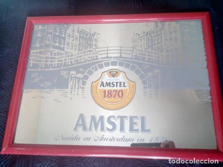 Carteles: CUADRO ESPEJO AMSTEL - Foto 1