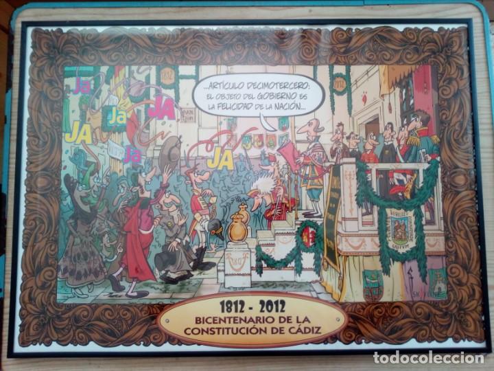 Carteles: Cuadro Bicentenario De La Constitucion De Cadiz 1812-2012 - Foto 1