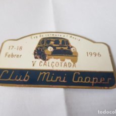 Carteles: CLUB MINI COOPER 1996 ANOIA. Lote 209915395