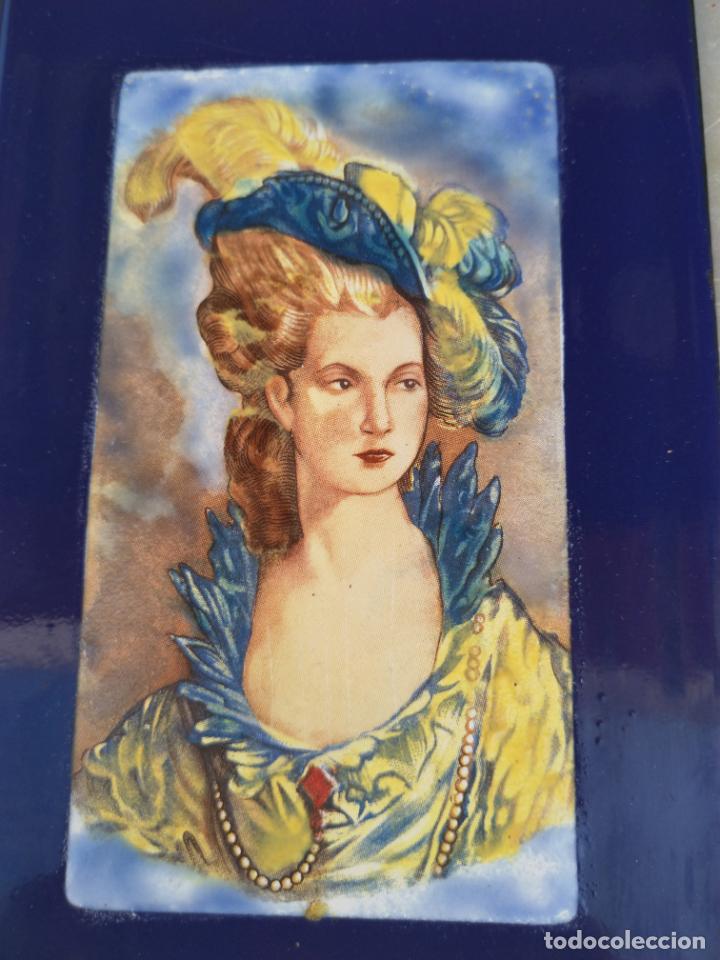 Carteles: Placa esmaltada elegante se&ntilde;ora con sombrero - Foto 4