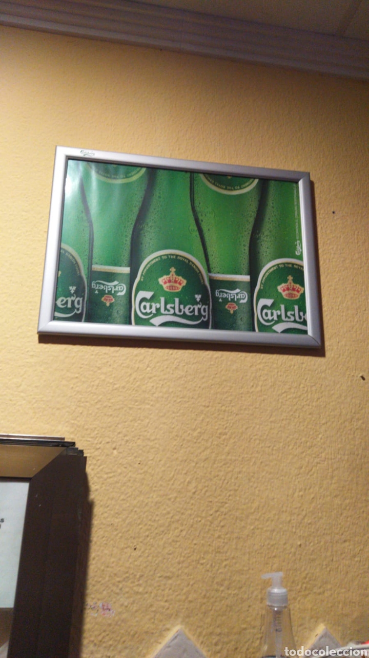 Carteles: Cuadro espejo de cerveza - Foto 1