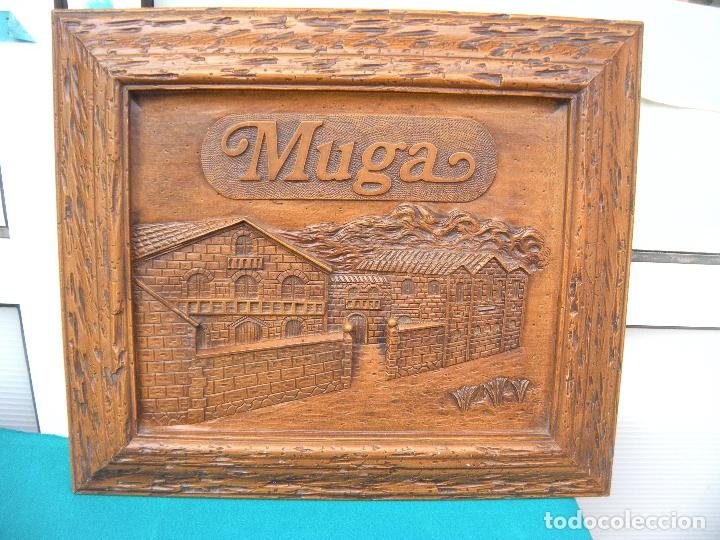 Carteles: VINO. CUADRO BODEGAS MUGA. - Foto 1