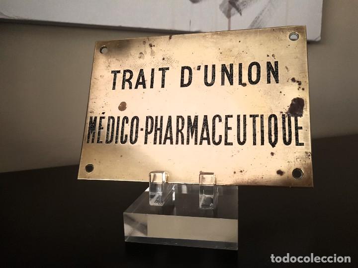 Carteles: PLACA BRONCE M&Eacute;DICO - Foto 1