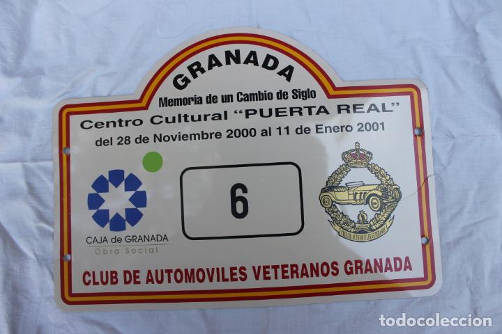 Posters: CARTEL CLUB AUTOMOVILES VETERANOS GRANADA 2001, PUERTA REAL CAMBIO DE SIGLO