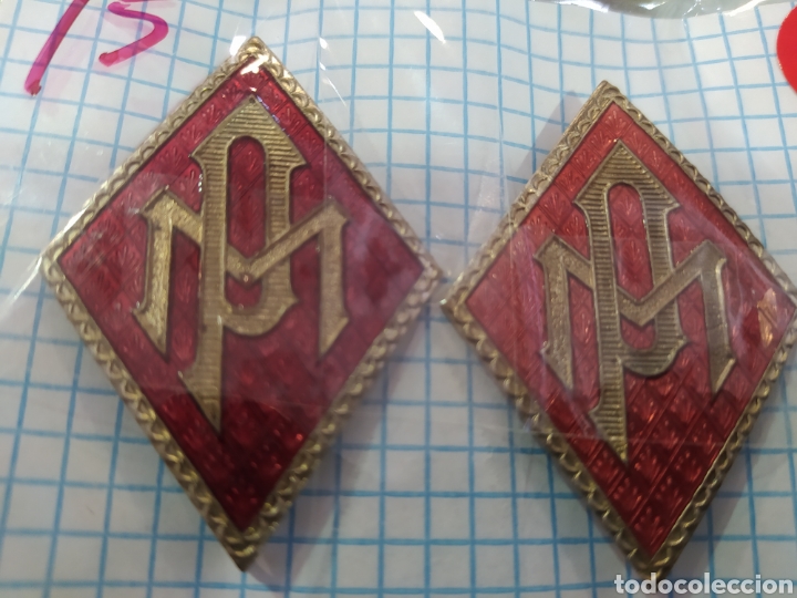 Posters: Tri&aacute;ngulos militares esmaltados polic&iacute;a militar