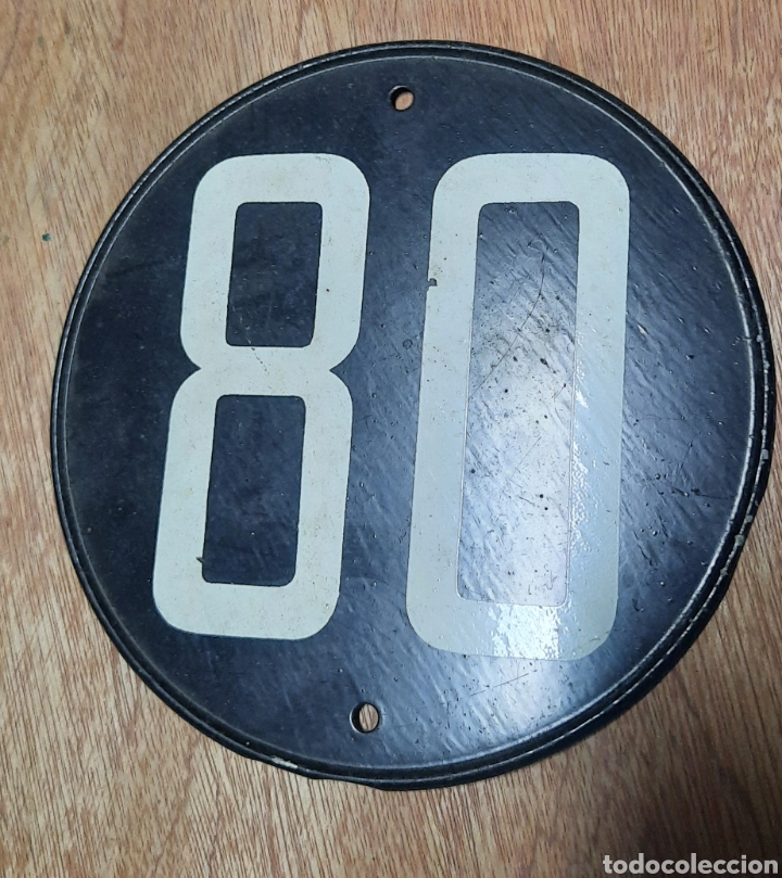 Carteles: Placa limitaci&oacute;n velocidad 80 - Foto 1