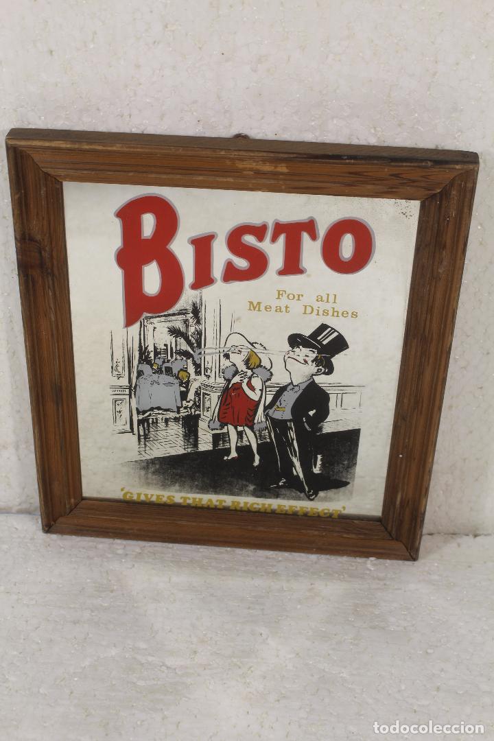 Affiches: Bisto - For All Meat Dishes - Mini letrero de pared de espejo litografiado
