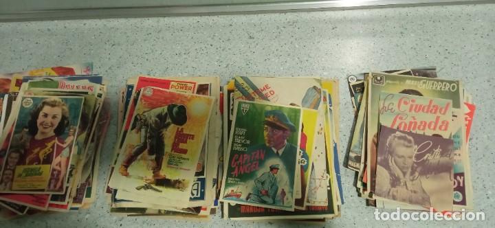 Carteles: PROGRAMAS O FOLLETOS DE CINE ESPECTACULAR LOTE DE 240 UDS. BASTANTE ANTIGUOS. Lote 230234085
