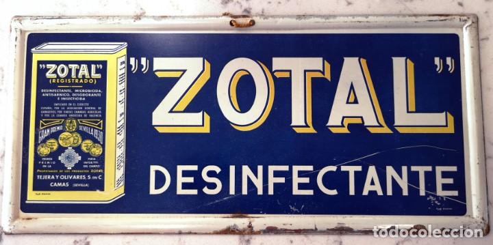 aznalfarache: Publicidad 1925 - ZOTAL Desinfectante (Sevilla)