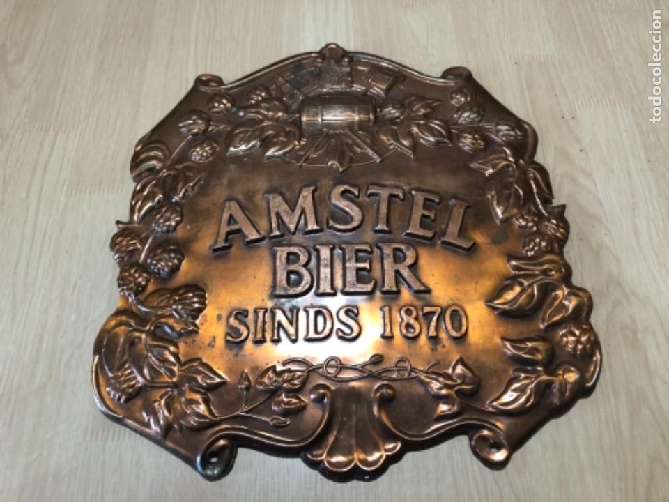 Posters: Placa metalica cerverza Amstel Bier