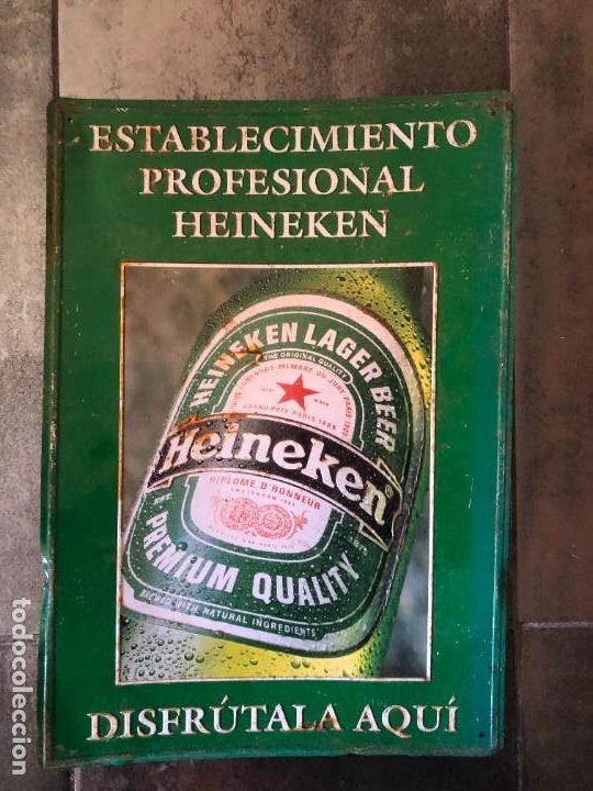 Carteles: CHAPA PUBLICIDAD HEINEKEN - Foto 1
