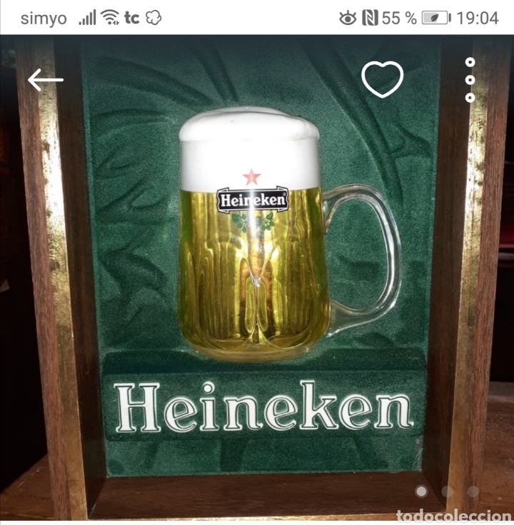 Carteles: Heineken luminoso y burbujas - Foto 4