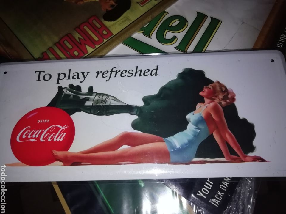 Carteles: Chapa coca cola - Foto 1