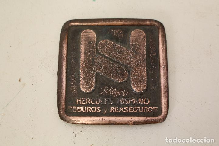 Posters: placa metal hercules hispano seguros y reaseguros