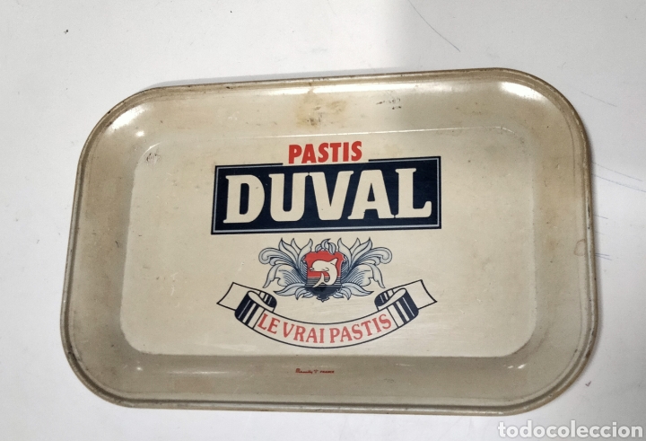 Posters: Bandeja publicitaria pastis duval