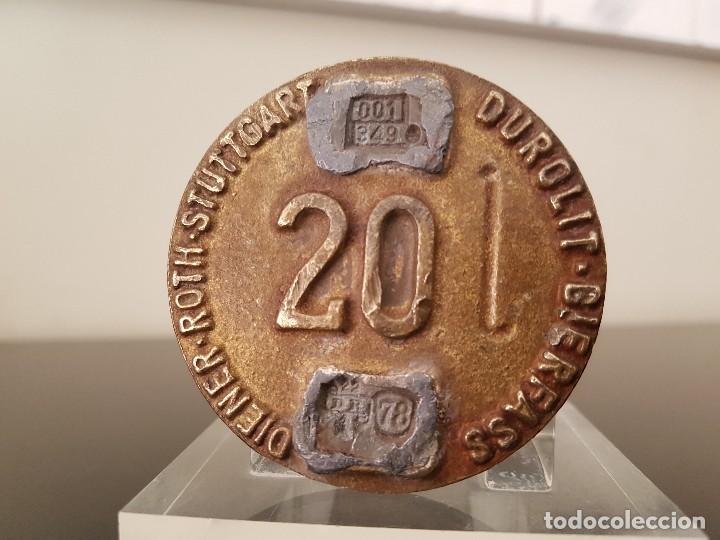 Carteles: PLACA BRONCE DE BARRILES - Foto 3