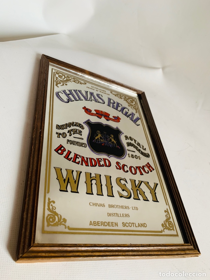 Posters: Chivas Regal, Founded 1801, Scotland - Espejo esmaltado-Vintage