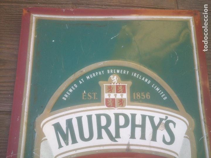 Carteles: CHAPA PUBLICIDAD CERVEZA MURPHYS - Foto 4