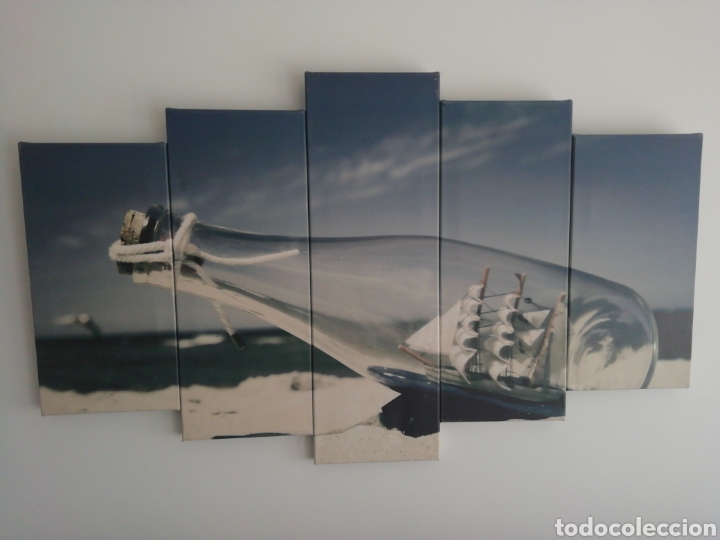 Carteles: Cuadro botella barco - Foto 2