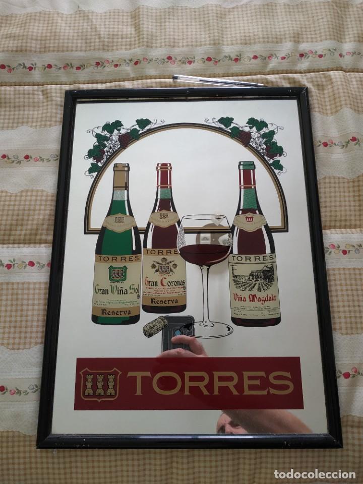 Carteles: CUADRO ESPEJO PUBLICIDAD BODEGAS TORRES - Foto 1