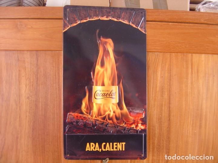 Carteles: CHAPA PUBLICITARIA CACAOLAT. - Foto 1