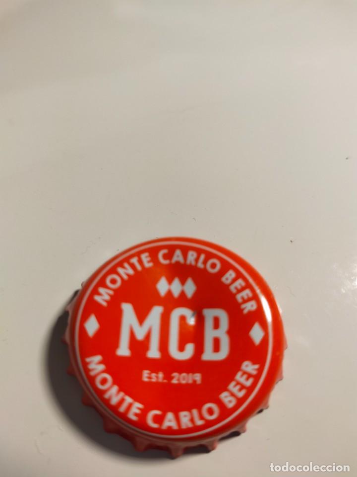 Carteles: CHAPA TAPON CORONA DE CERVEZA DE MONTE CARLO MONTECARLO BEER MONACO