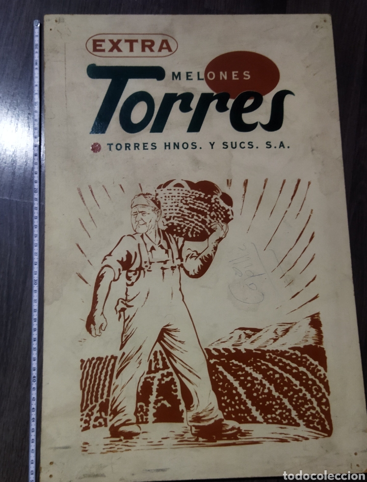 Carteles: Cartel de madera melones extra Torres - Foto 3