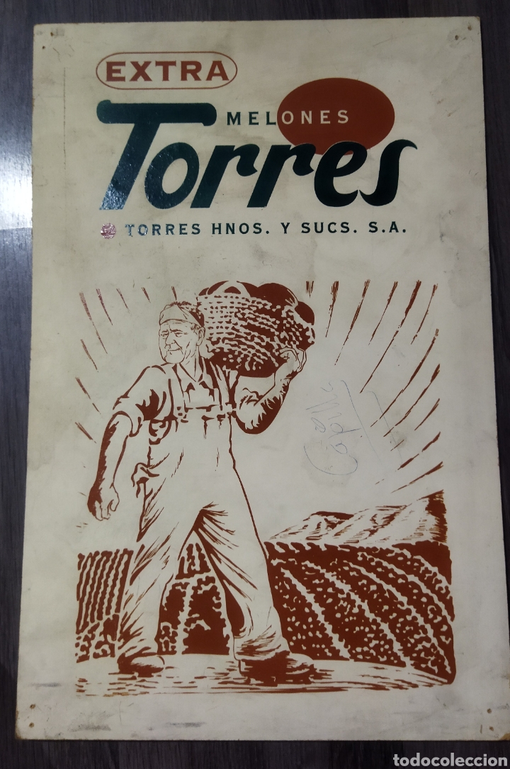 Carteles: Cartel de madera melones extra Torres - Foto 2