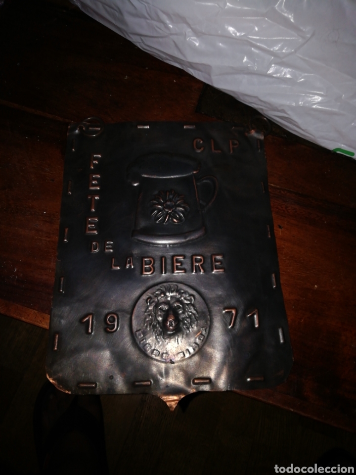 Carteles: Chapa de cerveza antigua - Foto 4