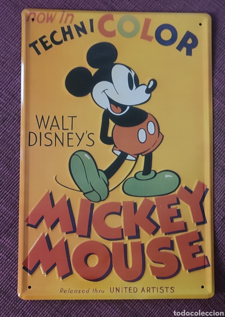 Carteles: Placa Mickey Mouse - Foto 1