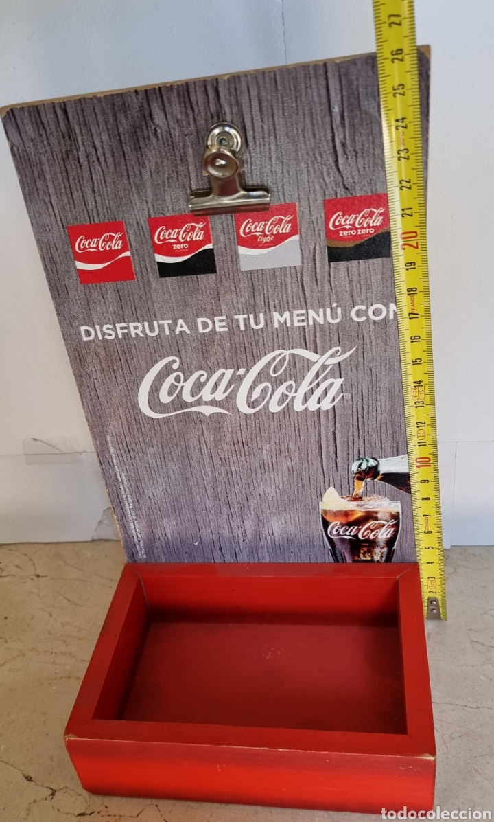 Carteles: Expositor de Coca-Cola y de los men&uacute;s, con caj&oacute;n. - Foto 6