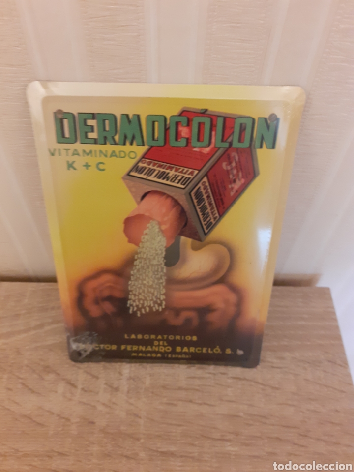 Posters: Chapa pubkicitaria ,mide 18x12,esta nueva.