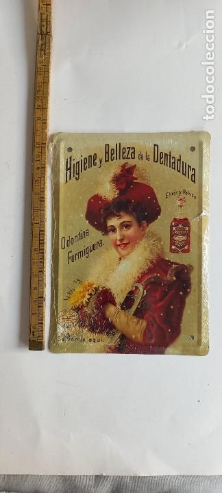 Posters: HIGIENE Y BELLEZA LA DENTADURA ODONTINA FORMIGUERA CARTEL CHAPA PUBLICITARIA LOS ANUNCIOS DE TU VIDA