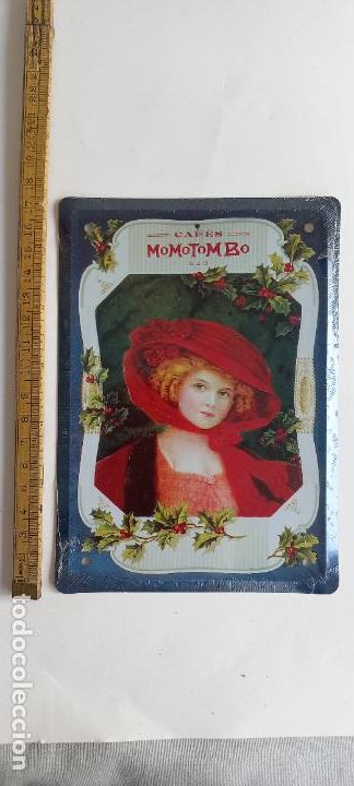 Plakate: CAFES MOTOMBO. MALAGA. CARTEL CHAPA PUBLICITARIA LOS ANUNCIOS DE TU VIDA