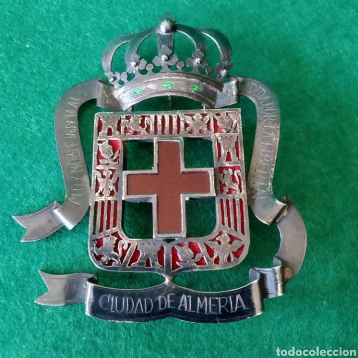 Carteles: ESCUDO DE LA CIUDAD DE ALMER&Iacute;A EN PLATA - Foto 1